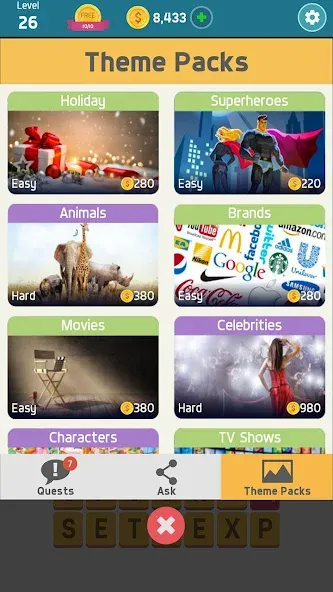 Pictoword: Fun Brain Word Game (Пиктоворд) [МОД: Бесконечные деньги, Монеты и Мега MOD] Screenshot 5