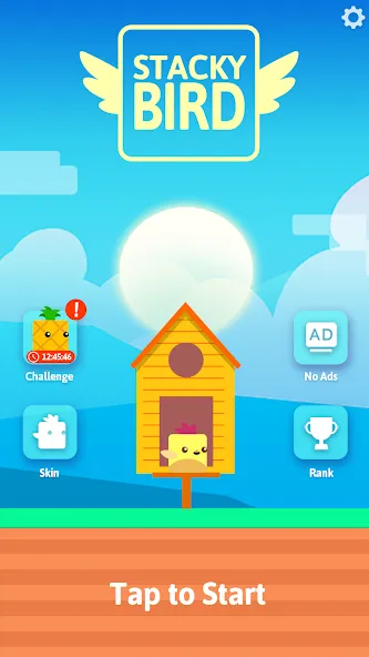 Stacky Bird: Fun Egg Dash Game (тэки птица) [МОД: Все открыто, Дополнительные деньги и Меню MOD] Screenshot 1