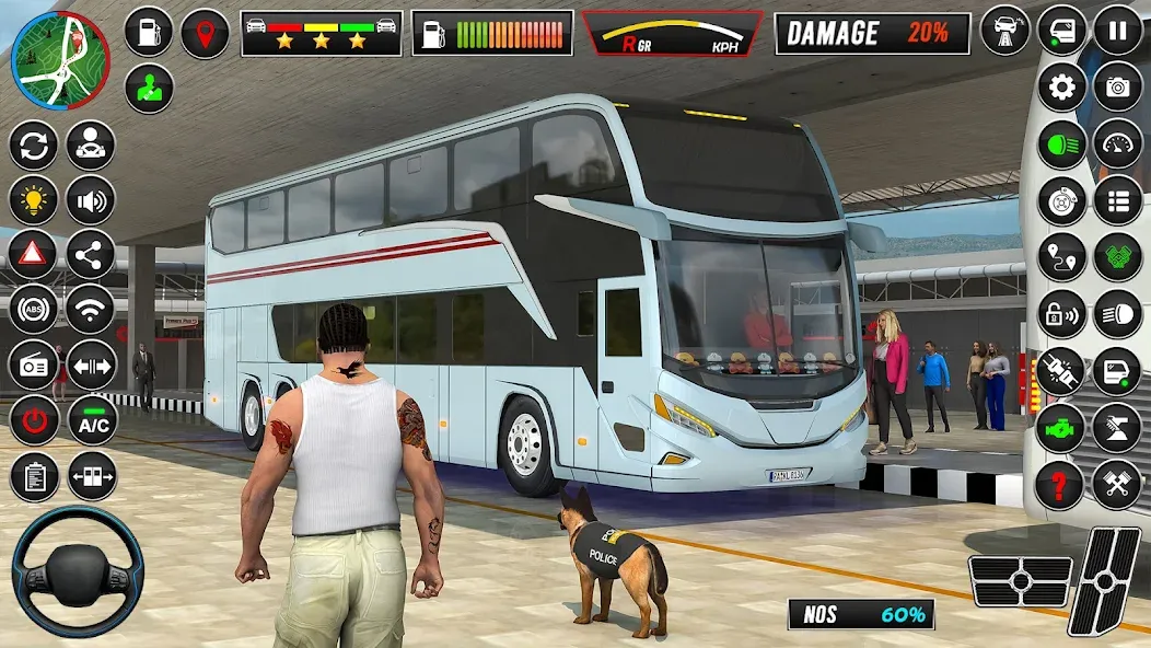 City Coach Bus Driver Games 3D [МОД: Много монет, Открытые уровни и Мега MOD] Screenshot 3