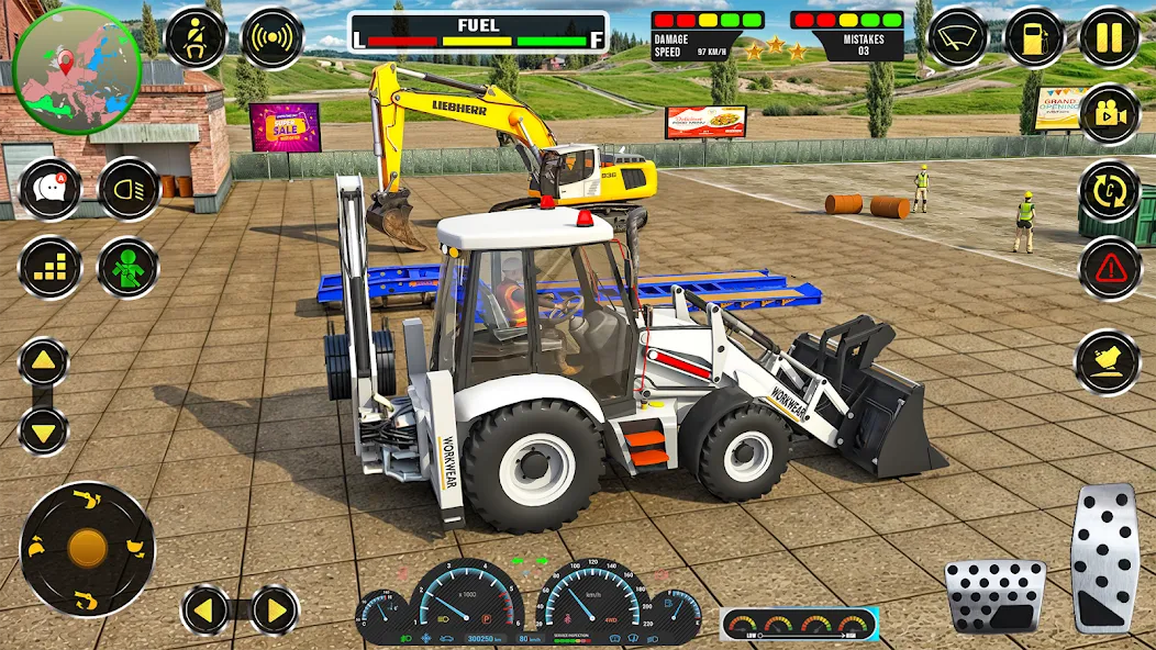 Real JCB Construction Games 3D [МОД: Много денег, Монет и Все открыто] Screenshot 1