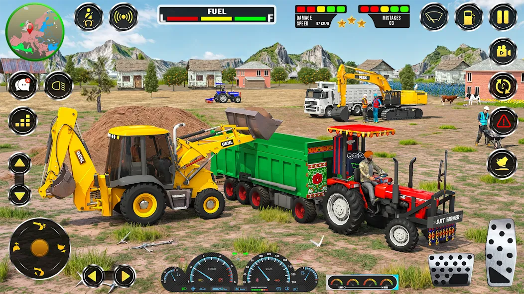 Real JCB Construction Games 3D [МОД: Много денег, Монет и Все открыто] Screenshot 4