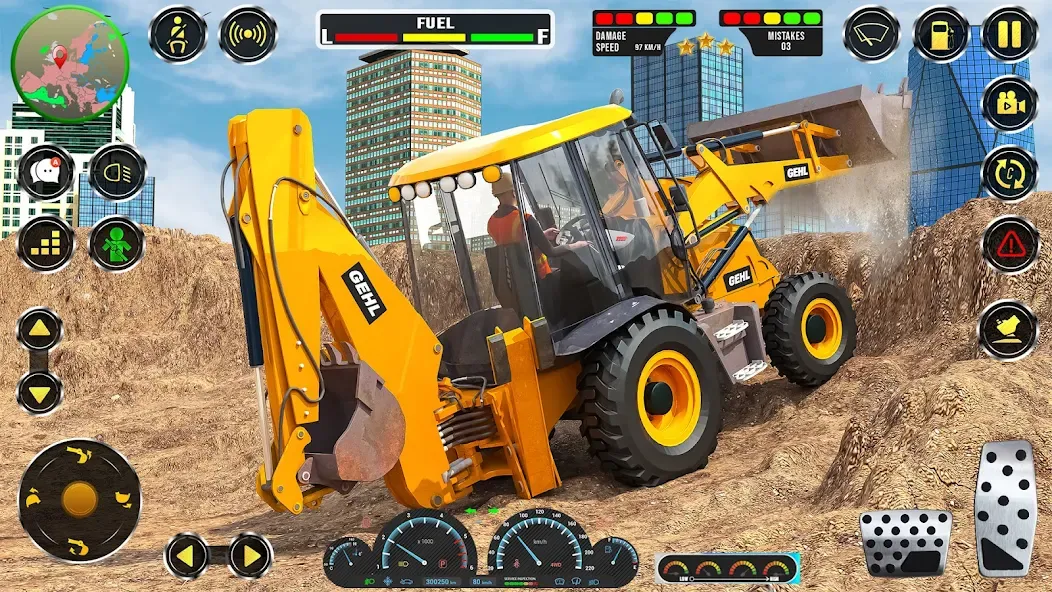 Real JCB Construction Games 3D [МОД: Много денег, Монет и Все открыто] Screenshot 5