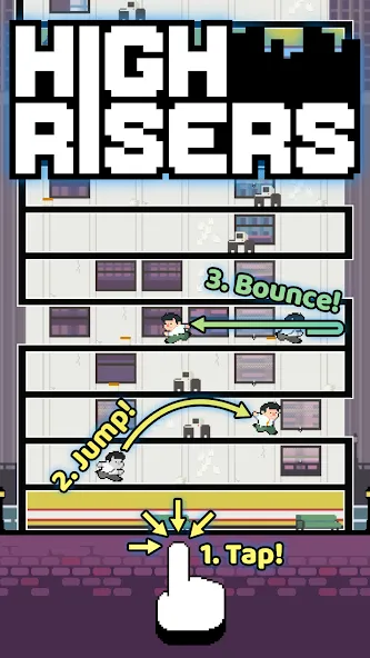 High Risers (Хай Райзерс) [МОД: Бесконечные деньги, Монеты и Мега MOD] Screenshot 1