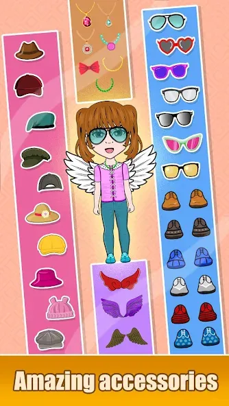 Anime Doll Designer (Аниме Кукольный Дизайнер) [МОД: Много монет, Открытые уровни и Мега MOD] Screenshot 5