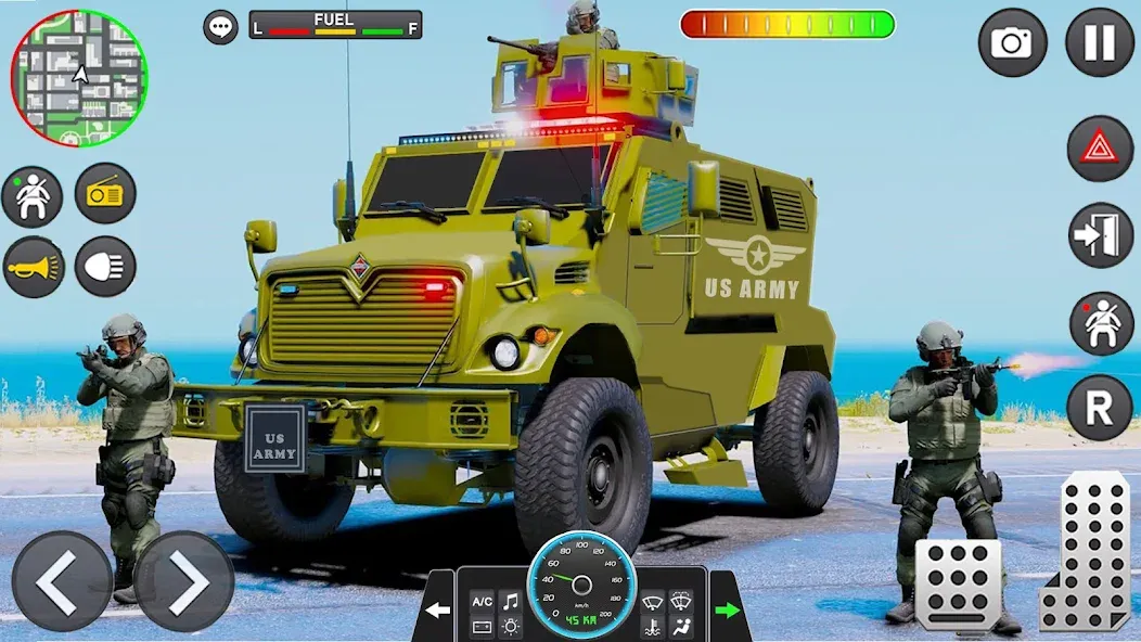 Army Vehicle Cargo Transport (Армейский транспорт грузовых автомобилей) [МОД: Все открыто, Дополнительные деньги и Меню MOD] Screenshot 1