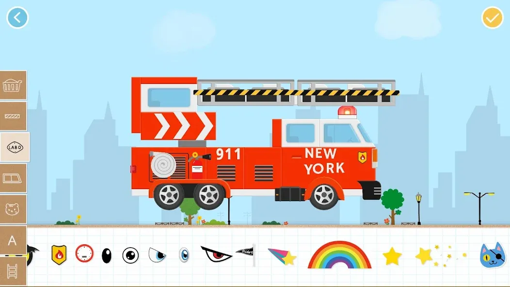 Labo Brick Car 2 Game for Kids (Лабо) [МОД: Все открыто, Дополнительные деньги и Меню MOD] Screenshot 4