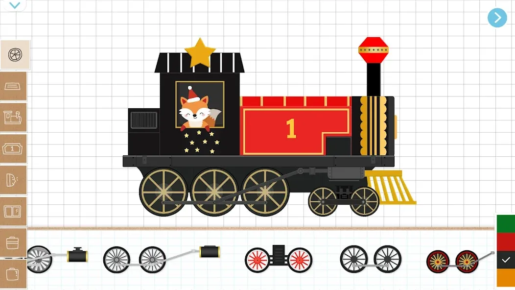 Christmas Train Game For Kids [МОД: Все открыто, Дополнительные деньги и Меню MOD] Screenshot 3