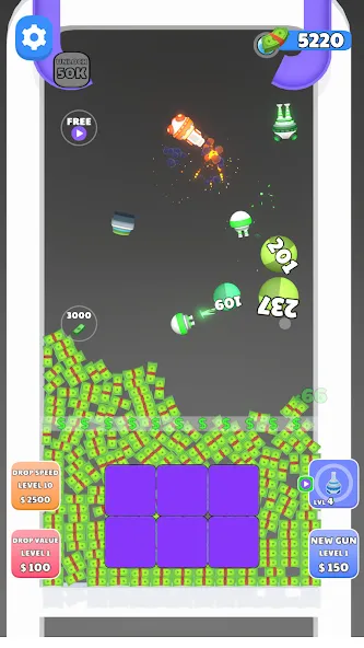 Guns and Bounce (Ганз энд Баунс) [МОД: Все открыто, Дополнительные деньги и Меню MOD] Screenshot 3