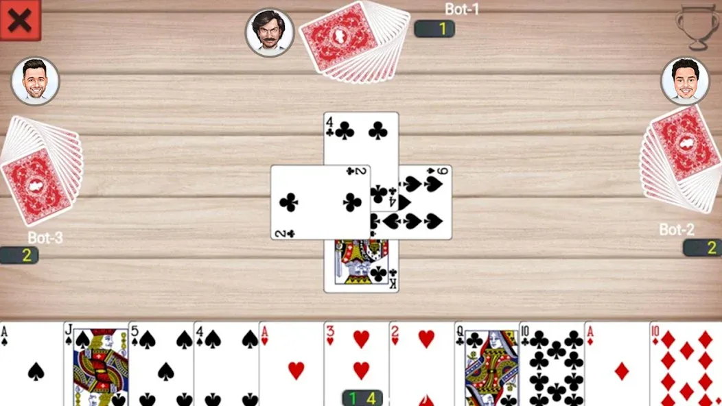 Callbreak Prince: Card Game (Каллбрейк Принц) [МОД: Много денег, Монет и Все открыто] Screenshot 3