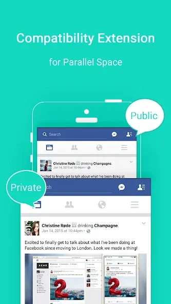 Parallel Space - 32bit Support (Параллельное пространство) [МОД: Деньги, Монеты и Меню MOD] Screenshot 1