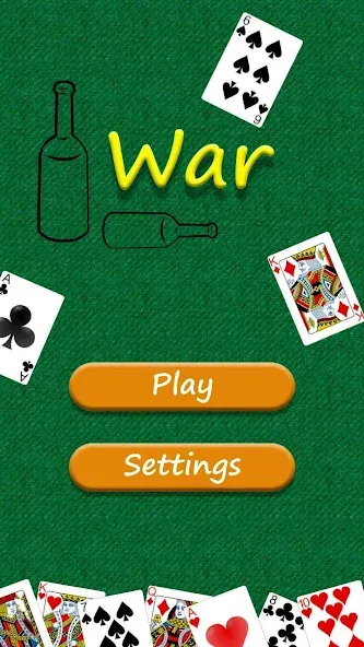 War - card game [МОД: Деньги, Монеты и Меню MOD] Screenshot 1
