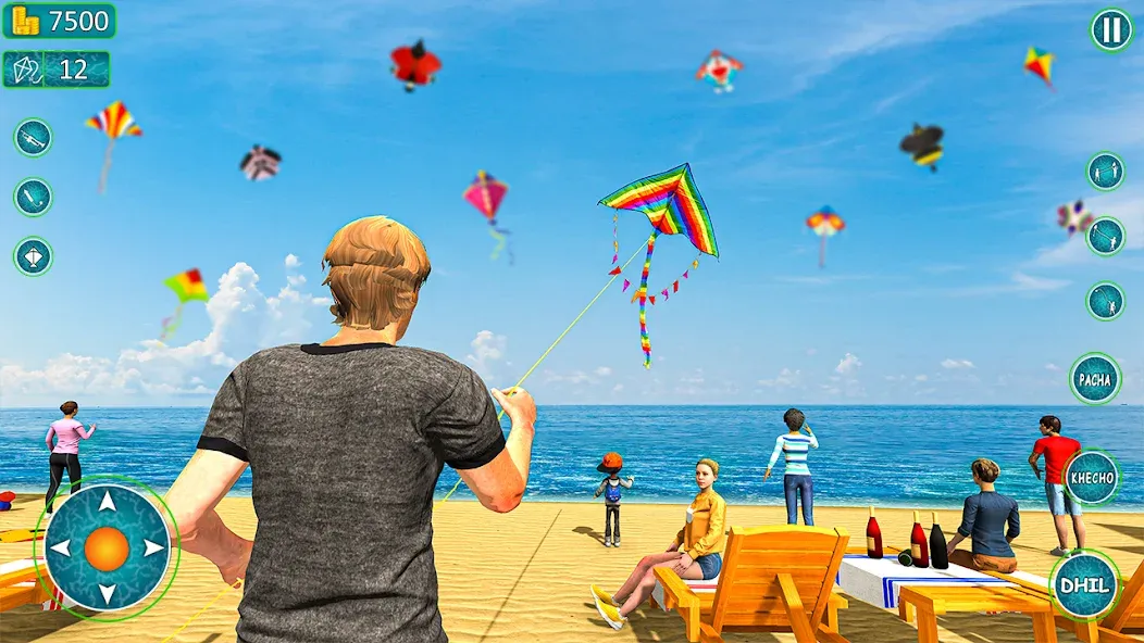 Kite Basant: Kite Flying Games [МОД: Бесконечные деньги, Монеты и Мега MOD] Screenshot 1