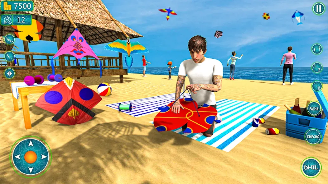 Kite Basant: Kite Flying Games [МОД: Бесконечные деньги, Монеты и Мега MOD] Screenshot 2