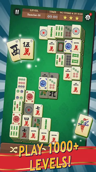 Mahjong (Маджонг) [МОД: Все открыто, Дополнительные деньги и Меню MOD] Screenshot 1
