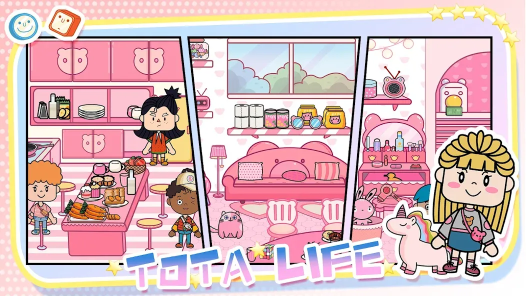 Tota Life: Parent-kid Suite (Тота Лайф) [МОД: Много монет, Открытые уровни и Мега MOD] Screenshot 2