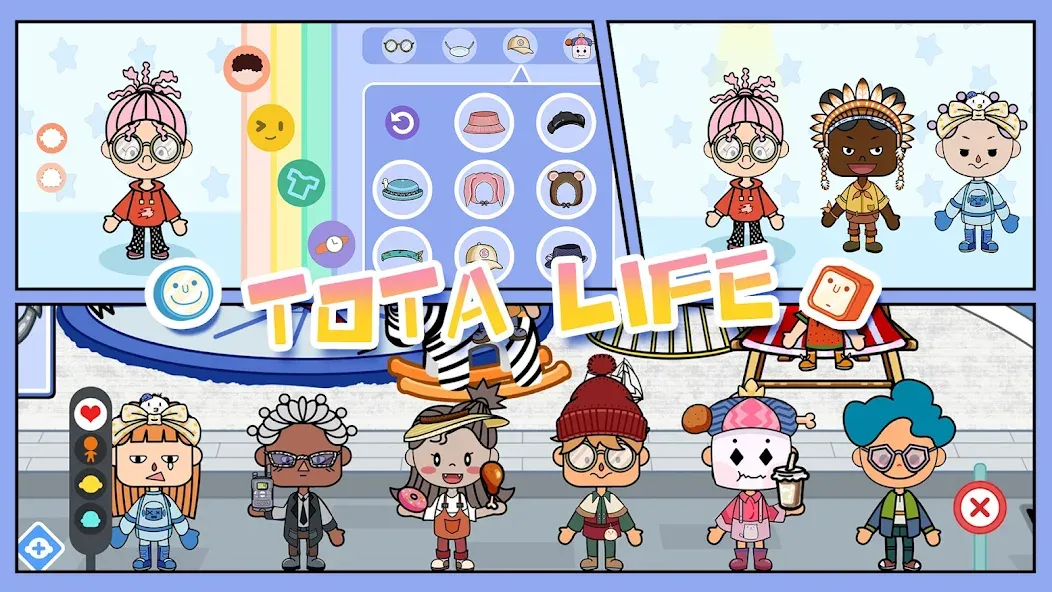 Tota Life: Parent-kid Suite (Тота Лайф) [МОД: Много монет, Открытые уровни и Мега MOD] Screenshot 5