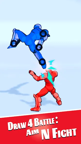 Draw 4 Battle: Aim N Fight (Драв 4 Баттл) [МОД: Бесконечные деньги, Монеты и Мега MOD] Screenshot 3