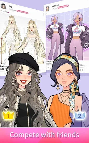 SuitU: Fashion Avatar Dress Up (уитУ) [МОД: Бесконечные деньги, Монеты и Мега MOD] Screenshot 5