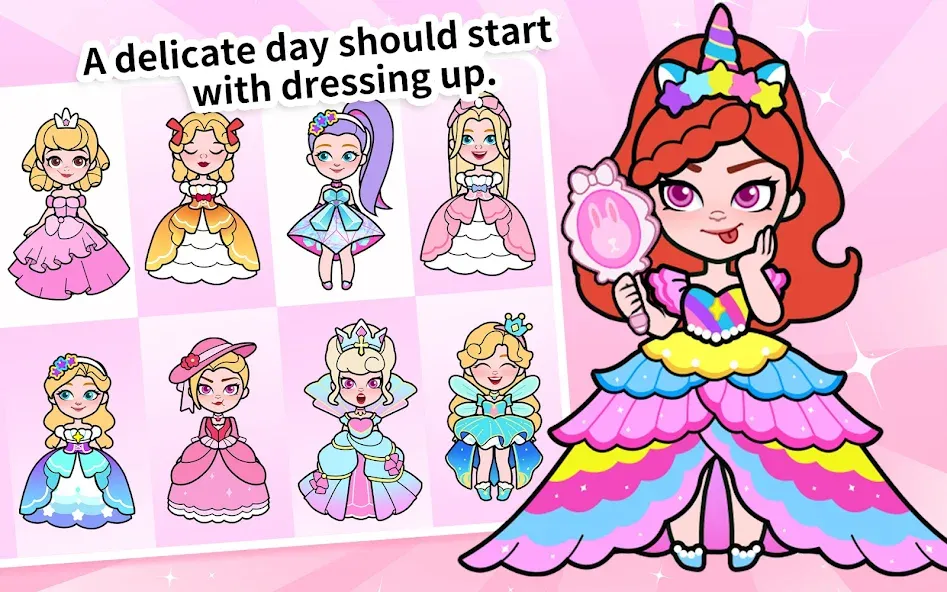 Paper Princess's Dream Castle [МОД: Деньги, Монеты и Меню MOD] Screenshot 2