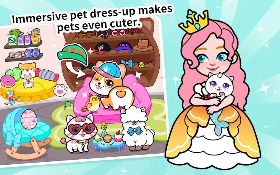Paper Princess's Dream Castle [МОД: Деньги, Монеты и Меню MOD] Screenshot 3