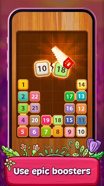 Merge Wood: Block Puzzle (Мерж Вуд) [МОД: Меню, Бесконечные монеты и Открытые уровни] Screenshot 5