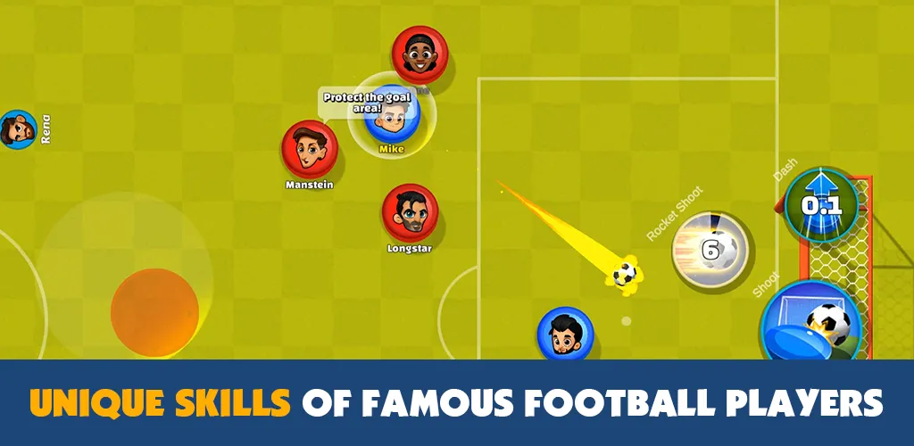 Super Soccer 3v3 (Online) (упер футбол 3 на 3) [МОД: Бесконечные деньги, Монеты и Мега MOD] Screenshot 1
