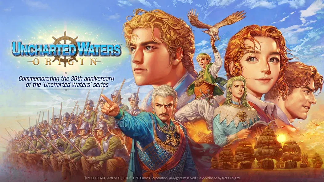 Uncharted Waters Origin (Анчартед Уотерс Ориджин) [МОД: Бесконечные деньги, Монеты и Мега MOD] Screenshot 1