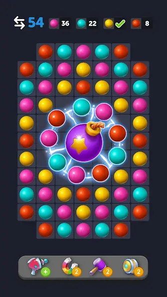 Bubble Link - Connect & Match (Бабл Линк) [МОД: Все открыто, Дополнительные деньги и Меню MOD] Screenshot 2