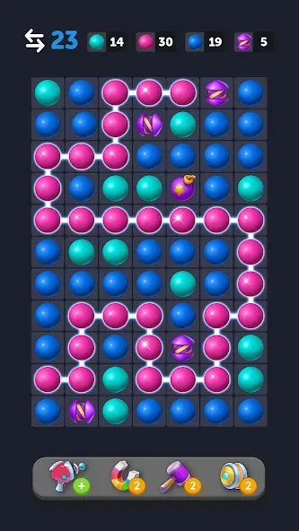 Bubble Link - Connect & Match (Бабл Линк) [МОД: Все открыто, Дополнительные деньги и Меню MOD] Screenshot 3