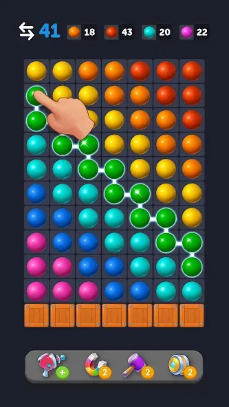 Bubble Link - Connect & Match (Бабл Линк) [МОД: Все открыто, Дополнительные деньги и Меню MOD] Screenshot 4