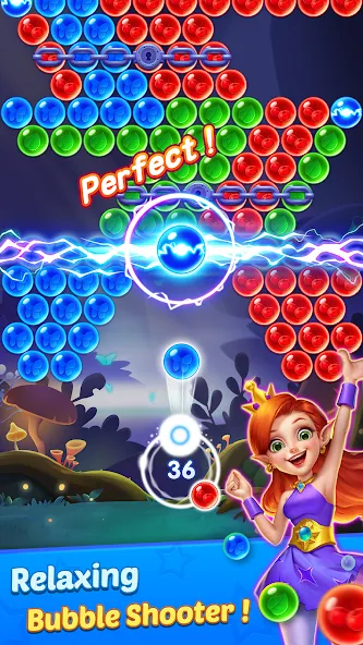Bubble Shooter Genies [МОД: Меню, Бесконечные монеты и Открытые уровни] Screenshot 4