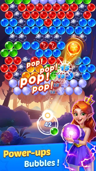 Bubble Shooter Genies [МОД: Меню, Бесконечные монеты и Открытые уровни] Screenshot 5