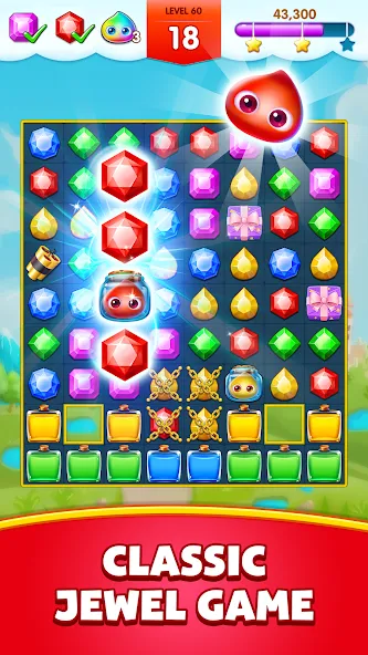 Jewels Legend - Match 3 Puzzle (Джуэл Легенд) [МОД: Бесконечные деньги, Монеты и Мега MOD] Screenshot 1