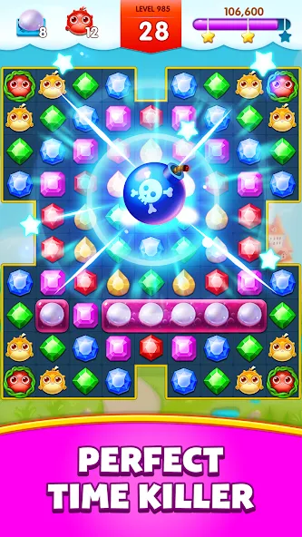 Jewels Legend - Match 3 Puzzle (Джуэл Легенд) [МОД: Бесконечные деньги, Монеты и Мега MOD] Screenshot 4