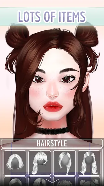 Avatar Character: Girl Creator [МОД: Деньги, Монеты и Меню MOD] Screenshot 3