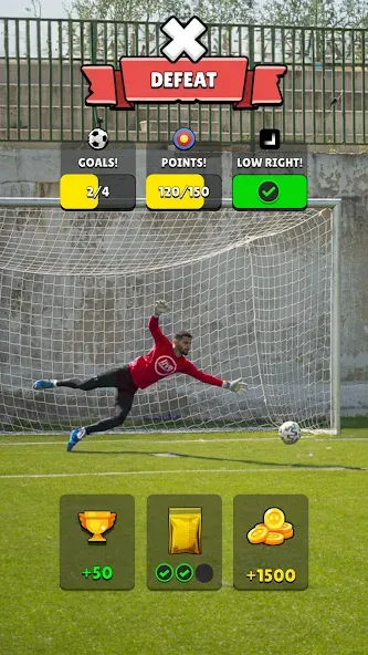 Live Penalty (Лайв Пенальти Клаш) [МОД: Много денег, Монет и Все открыто] Screenshot 2