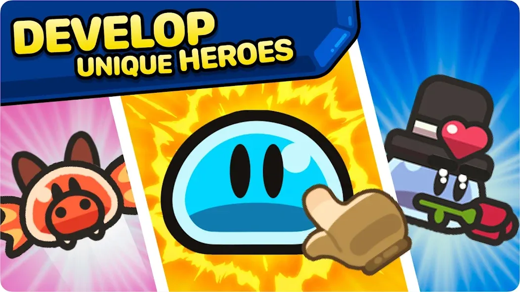 Legend of Slime: Idle RPG War (Легенда о слизи) [МОД: Бесконечные деньги, Монеты и Мега MOD] Screenshot 1