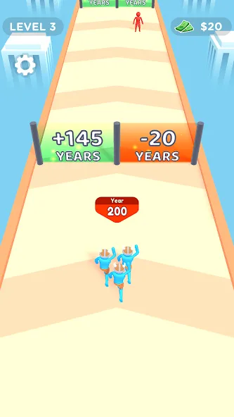 Crowd Evolution! [МОД: Много монет, Открытые уровни и Мега MOD] Screenshot 1