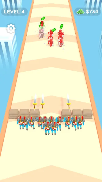 Crowd Evolution! [МОД: Много монет, Открытые уровни и Мега MOD] Screenshot 4