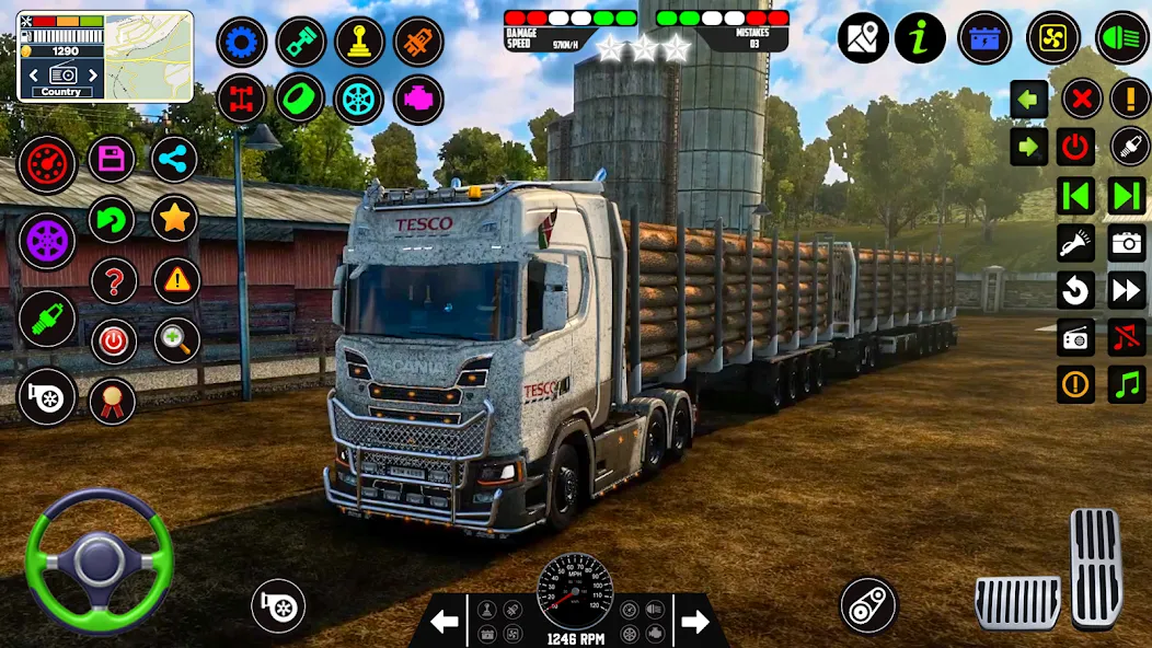 City Truck Simulator 2023 [МОД: Бесконечные деньги, Монеты и Мега MOD] Screenshot 2
