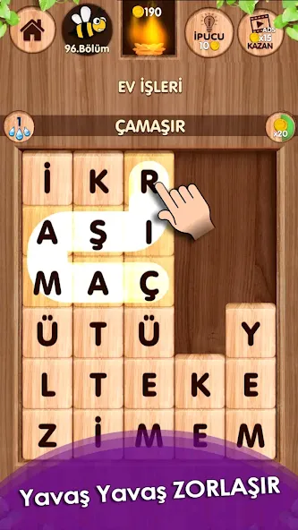 Düşen! Kelime Oyunu [МОД: Все открыто, Дополнительные деньги и Меню MOD] Screenshot 4
