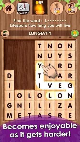Falling Word Games - Addictive (Фоллинг Уорд Геймс) [МОД: Деньги, Монеты и Меню MOD] Screenshot 5