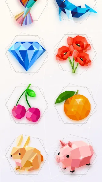 Love Poly: Puzzle Jigsaw (Лав Поли) [МОД: Деньги, Монеты и Меню MOD] Screenshot 1