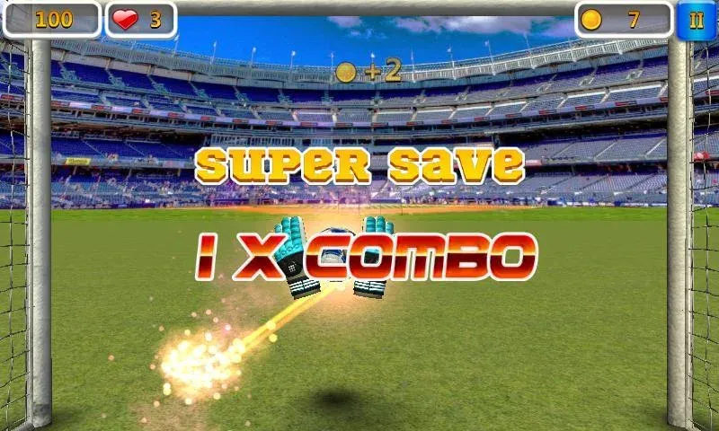 Super Goalkeeper - Soccer Game (упер Вратарь) [МОД: Много монет, Открытые уровни и Мега MOD] Screenshot 1