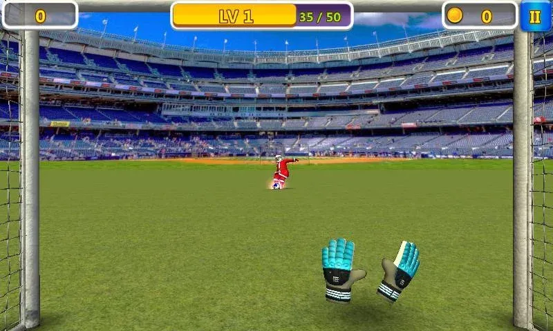 Super Goalkeeper - Soccer Game (упер Вратарь) [МОД: Много монет, Открытые уровни и Мега MOD] Screenshot 3