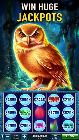 Slots Cash:Vegas Slot Machines (Слотс Кэш) [МОД: Меню, Бесконечные монеты и Открытые уровни] Screenshot 2