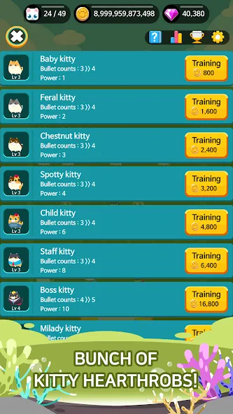 Battle Cat Hero (Баттл Кэт Герой) [МОД: Много монет, Открытые уровни и Мега MOD] Screenshot 3