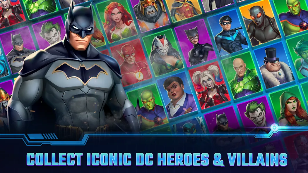 DC Heroes & Villains: Match 3 [МОД: Меню, Бесконечные монеты и Открытые уровни] Screenshot 1