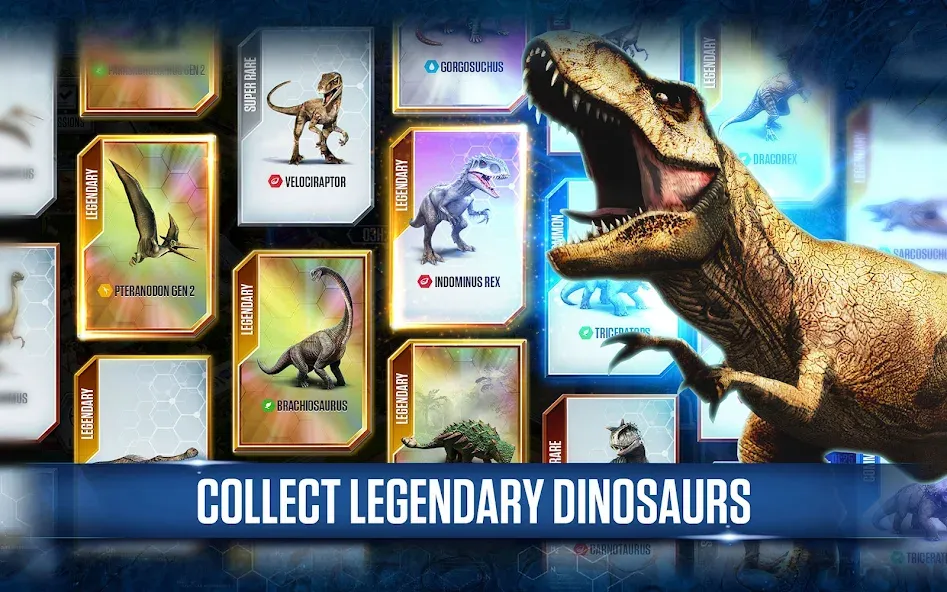 Jurassic World™: The Game (Джурассик Ворлд) [МОД: Меню, Бесконечные монеты и Открытые уровни] Screenshot 4