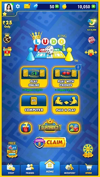 Ludo King™ (Лудо Кинг) [МОД: Меню, Бесконечные монеты и Открытые уровни] Screenshot 5